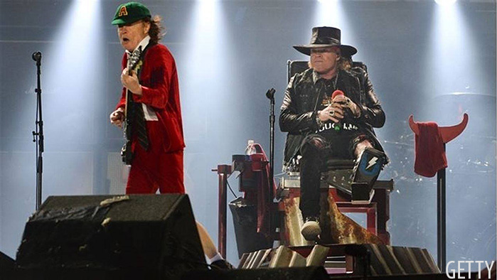 Angus Young - Axl Rose