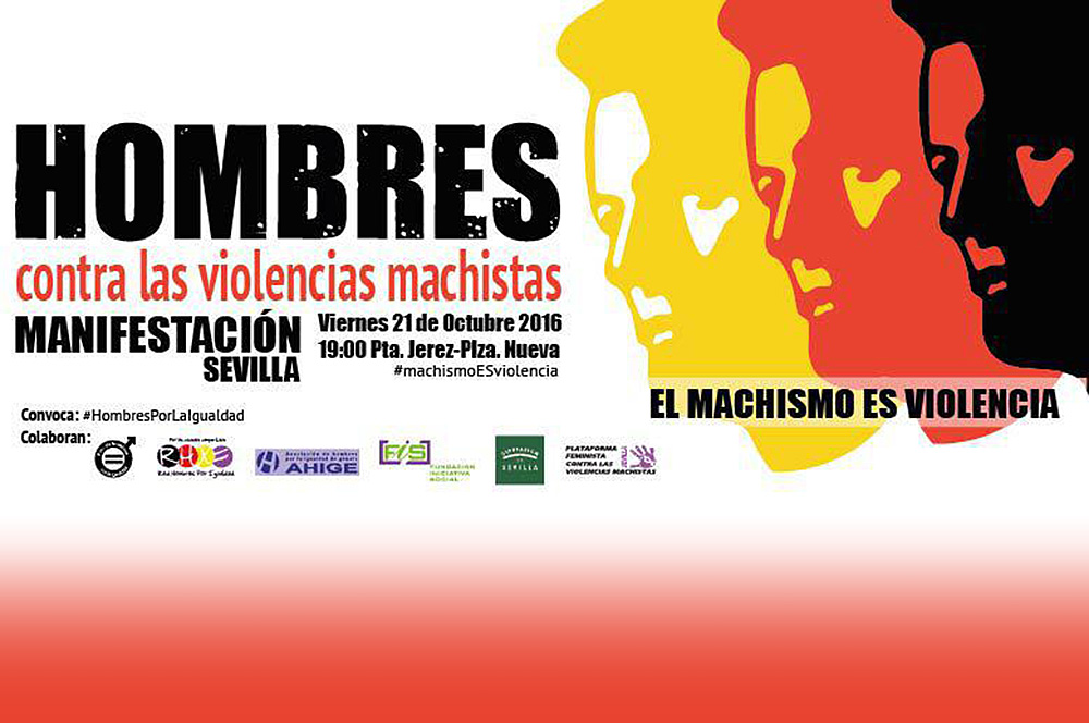 Actos «Hombres y ViolenciaS MachistaS» Sevilla 20/22 de octubre de 2016