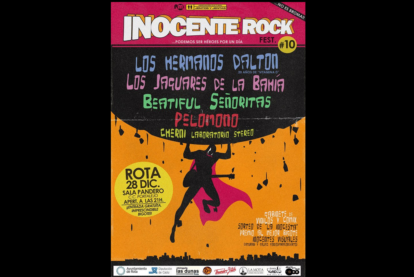 INOCENTE ROCK Festival #10 Miércoles 28 de diciembre en Rota – Cádiz