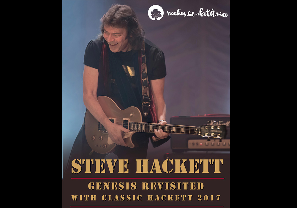Steve Hackett, el ex guitarrista de Genesis, en Las Noches del Jardín Botánico