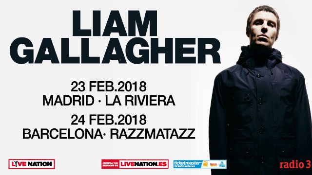 Liam Gallagher llegará en febrero a Madrid y Barcelona