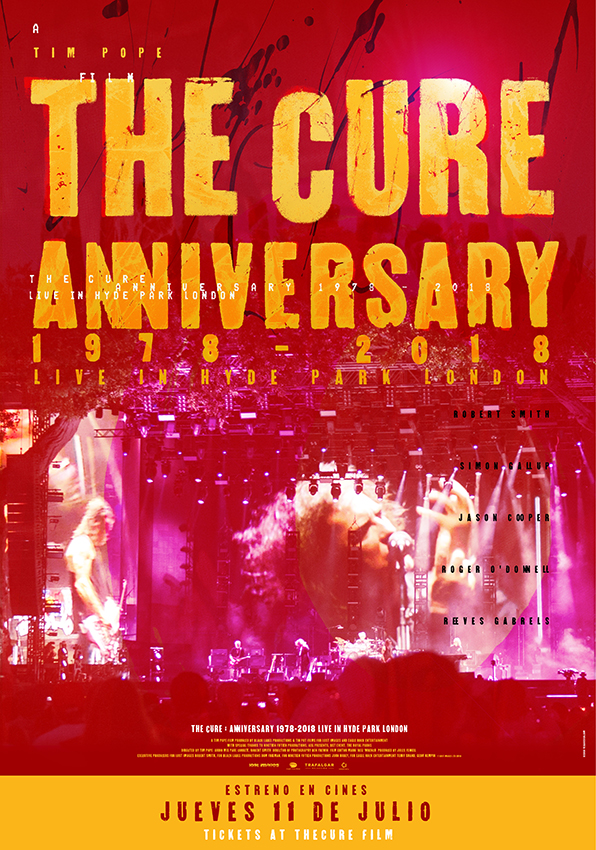 The Cure celebran 40 años de música en los cines Yelmo de toda España
