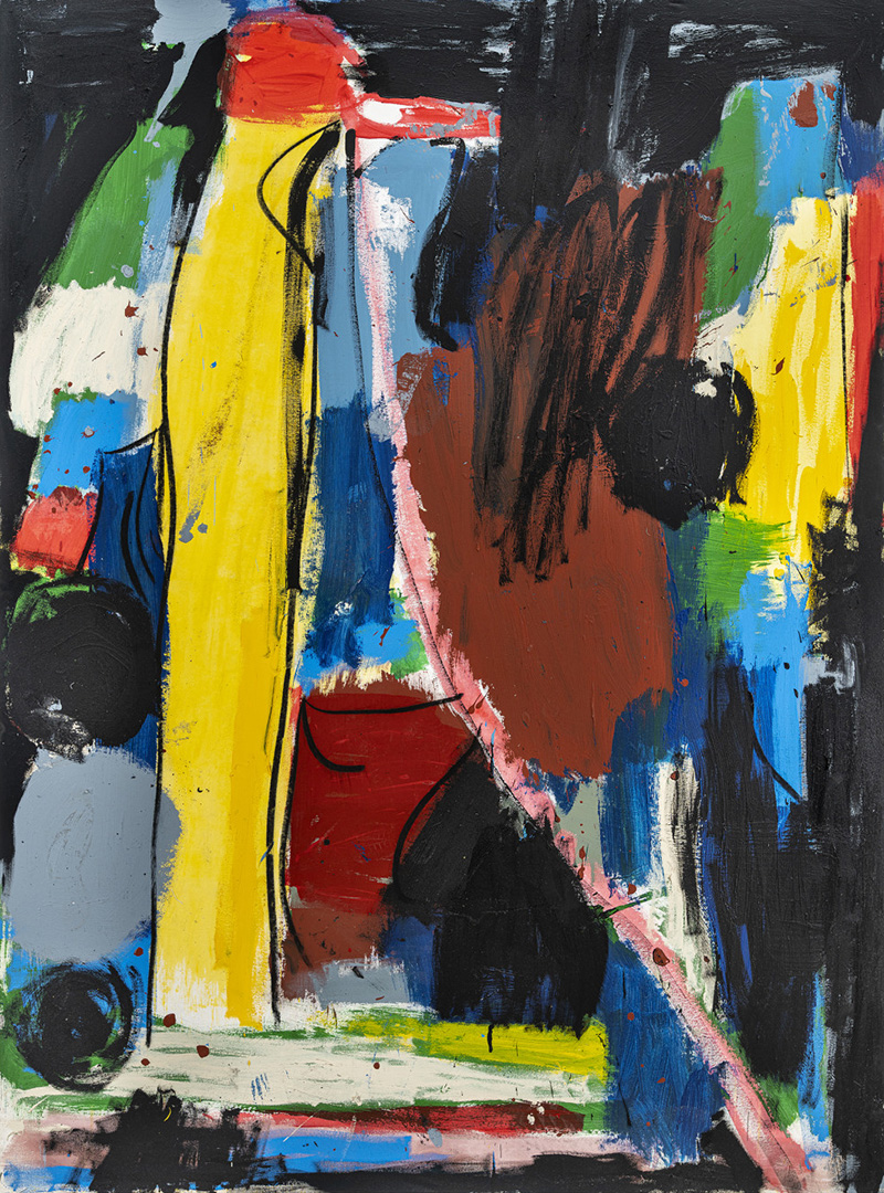Un riu salvatge, 1, 2021 Óleo y acrílico sobre lienzo, 250 x 185 cm