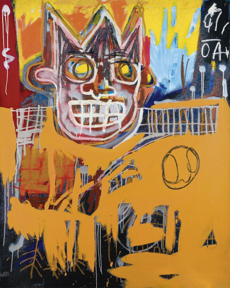 Orange Sports Figure, Jean-Michel Basquiat 1982